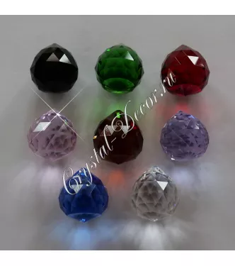 Люстра Хрустальная Катерина Шар №1 Синяя